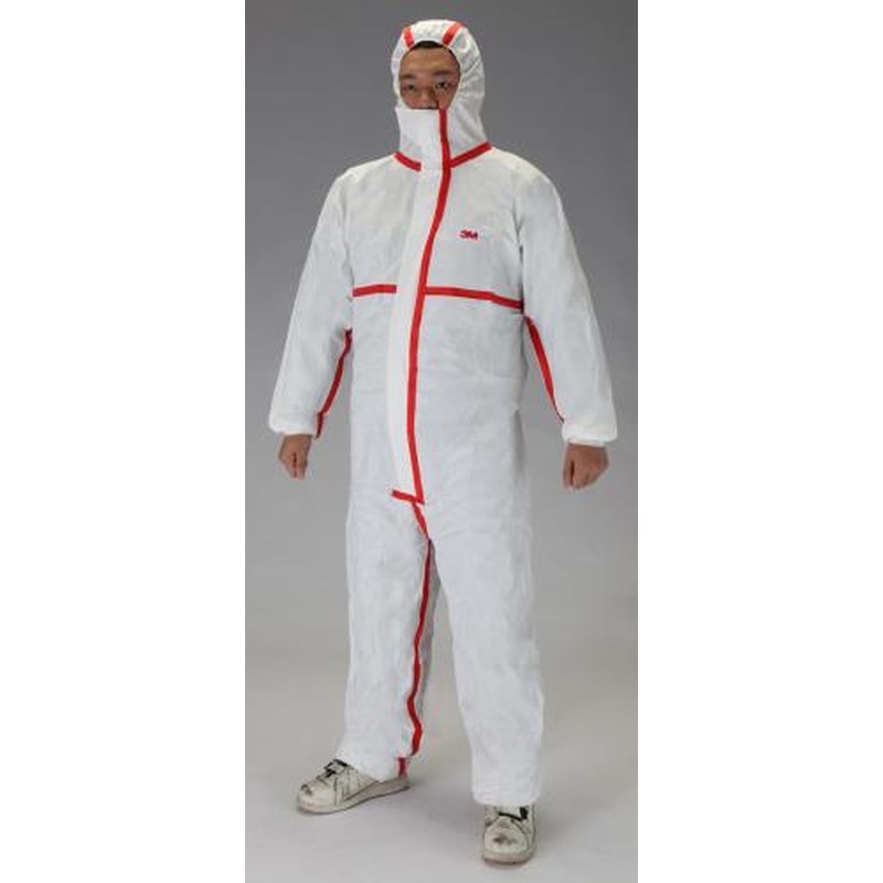 エスコ EA996BA-43[LL]防護服(使い捨て/ダイオキシン作業用) 1個（ご注文単位1個）【直送品】