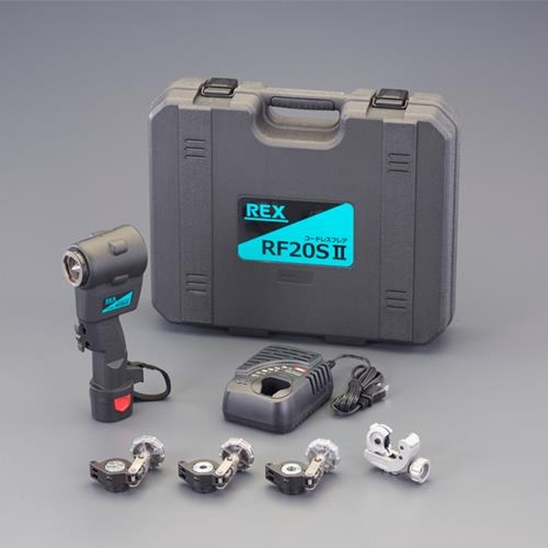 エスコ EA200RX-1A DC10.8V1/4”-1/2”フレアーリングツール(充電式) 1個(ご注文単位1個)【直送品】