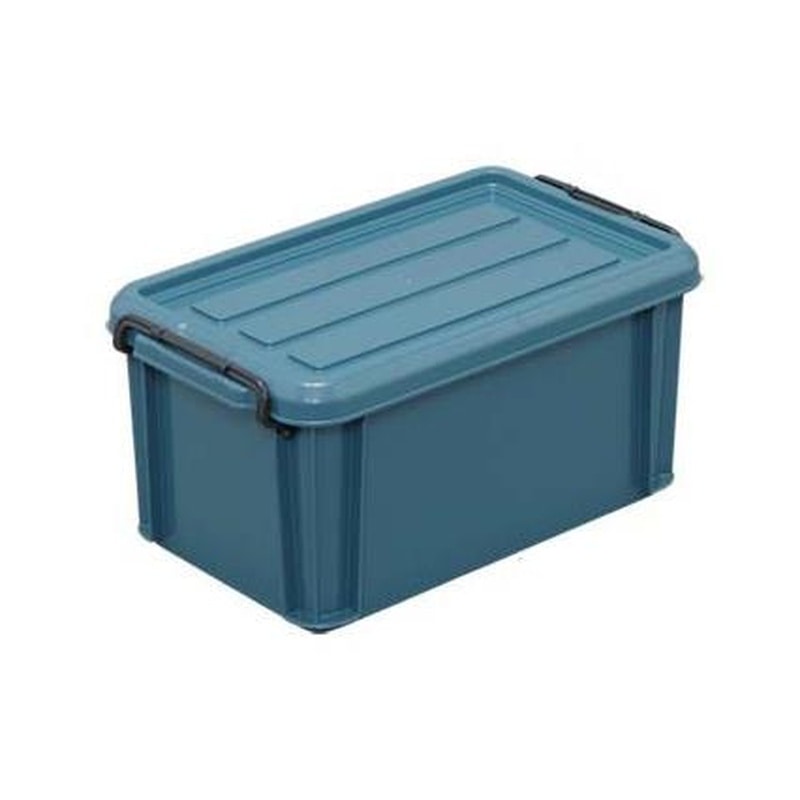 エスコ EA506AB-35BA 345x205x165mm収納ケース(ブルーグリーン)6個 1個（ご注文単位1個）【直送品】