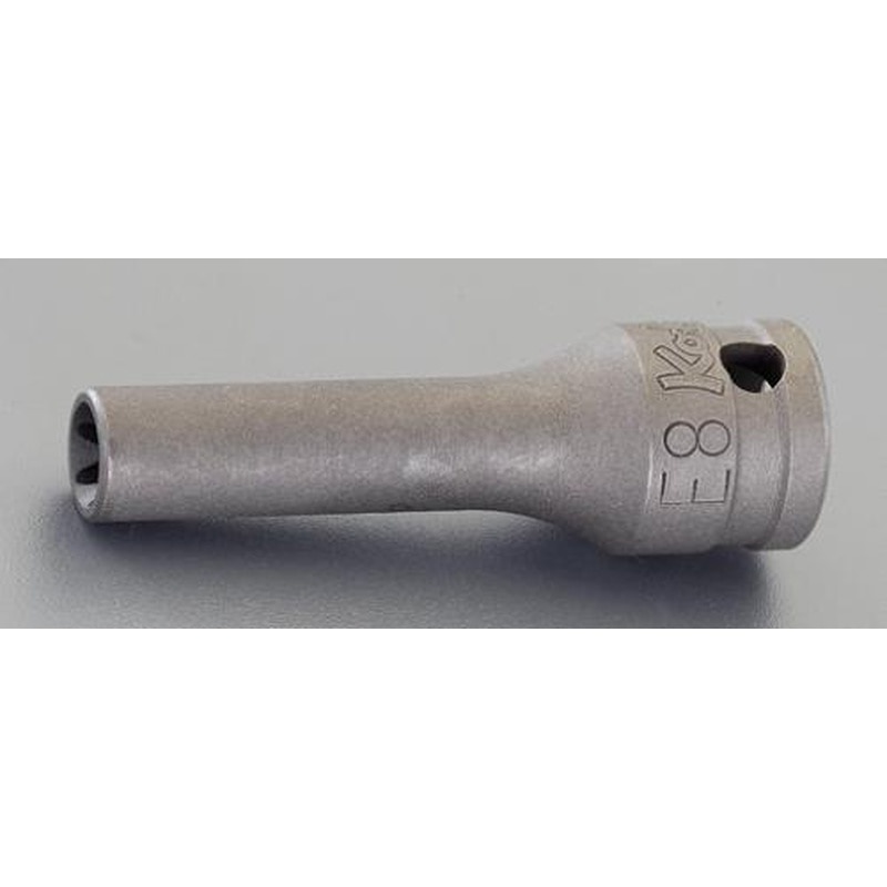 エスコ EA164CW-112 3/8”DRxE12TORXディープソケット(動力工具用) 1個（ご注文単位1個）【直送品】