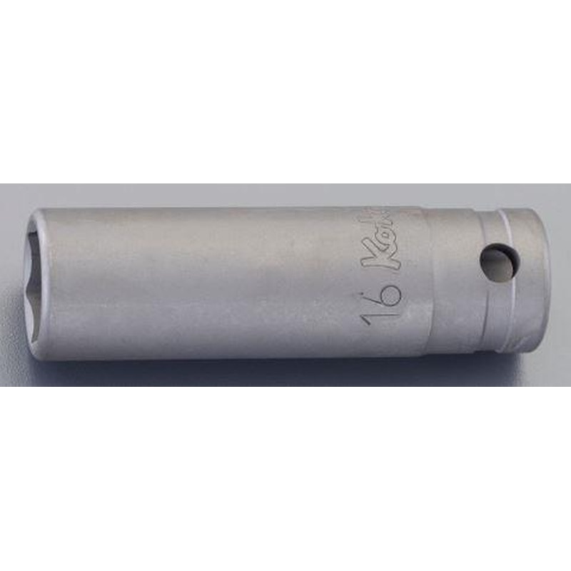 エスコ EA164DR-215 1/2”DRx15mmディープソケット(動力工具用) 1個（ご注文単位1個）【直送品】