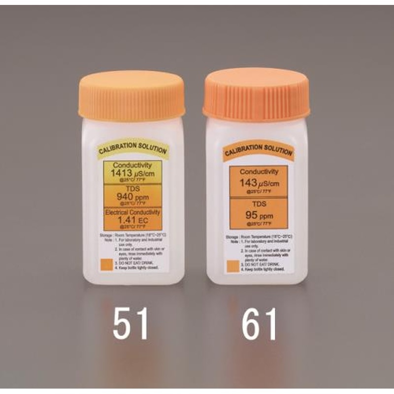 エスコ EA776BC-61[EA776BC-6用]校正標準液 1個（ご注文単位1個）【直送品】