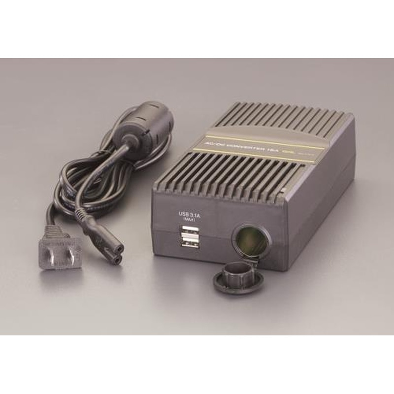 エスコ EA812HB-11 AC100V→DC12V・DC5Vコンバーター 1個(ご注文単位1個)【直送品】