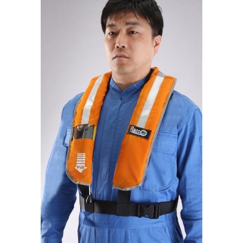 エスコ EA915DE-1 自動拡張ライフベスト(救命衣) 1個（ご注文単位1個）【直送品】