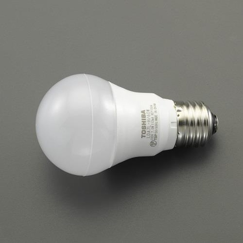 エスコ EA758XY-5E AC100V/7.3W/E26電球/LED(電球色) 1個(ご注文単位1個)【直送品】