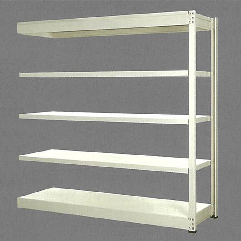 エスコ EA976DN-90RC 890x600x1800mm/150kg/5段スチール棚(連結用) 1個（ご注文単位1個）【直送品】