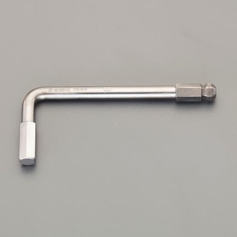 エスコ EA573CA-3 5x80mm六角棒レンチ(ボールポイント/チタン合金製) 1個(ご注文単位1個)【直送品】