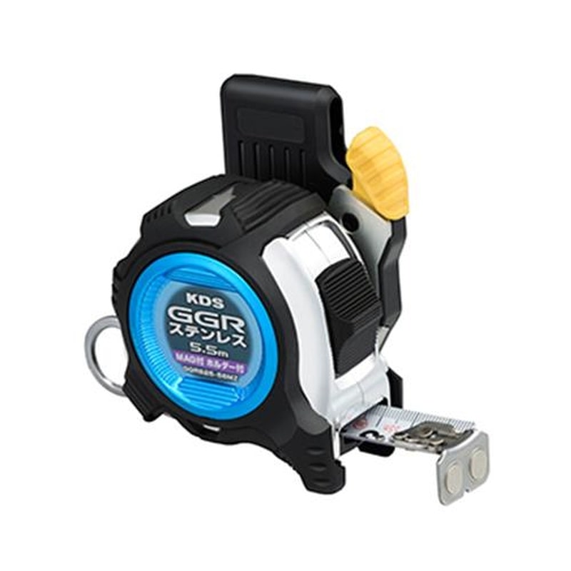 エスコ EA720CA-5M 25mmx5.5mメジャー(ステンレス製/ホルダー,マグ爪付 1個(ご注文単位1個)【直送品】