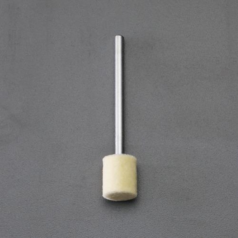 エスコ EA819GB-209 12x15mm/3mm軸軸付フェルトバフ(ハード) 1個(ご注文単位1個)【直送品】