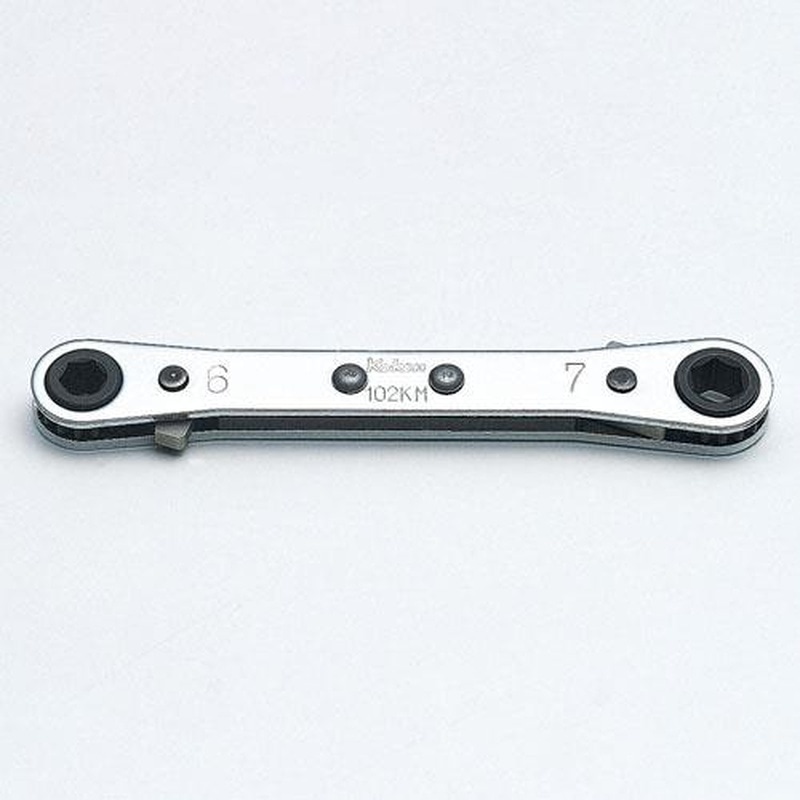 エスコ EA602C-32 1/4”x5/16”ラチェットメガネレンチ(インチ) 1個(ご注文単位1個)【直送品】