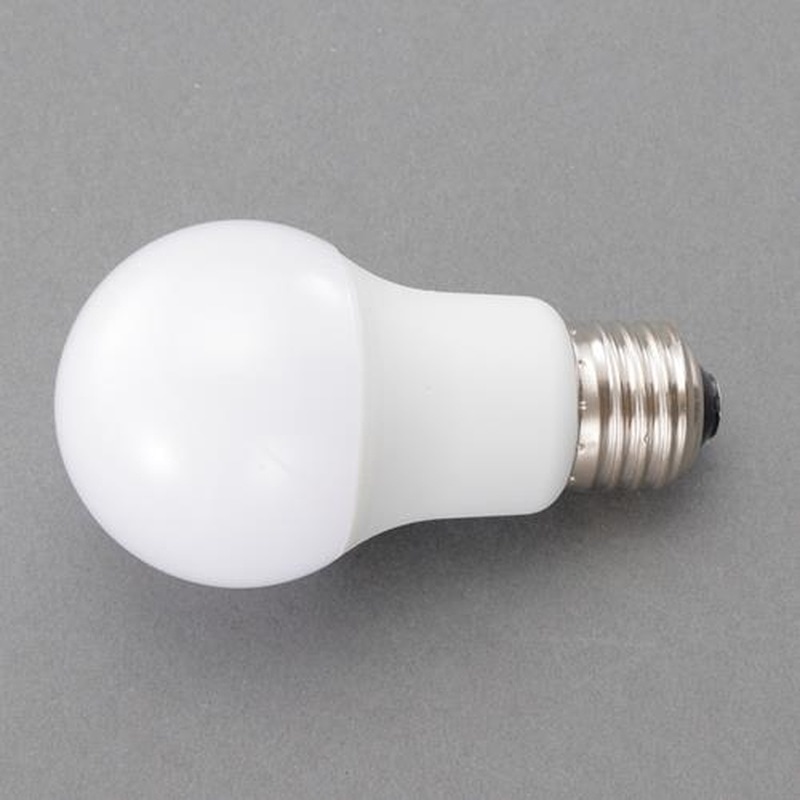 エスコ EA758XP-109 AC100V/5.0W/E26電球/LED(電球色/全方向) 1個(ご注文単位1個)【直送品】