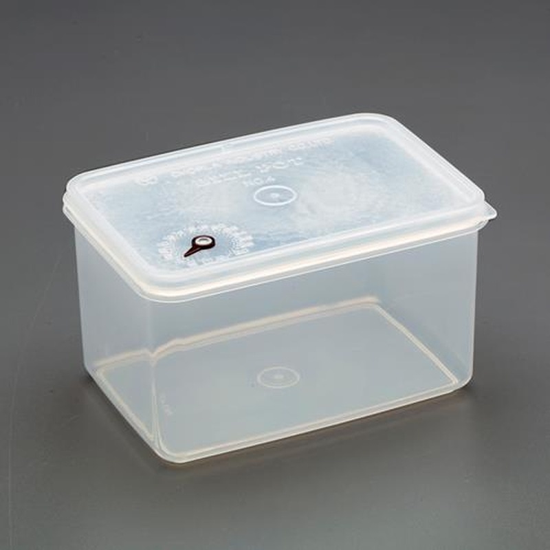 エスコ EA508FC-11 98x68x54mm/210ml保存容器(日付管理蓋) 1個(ご注文単位1個)【直送品】