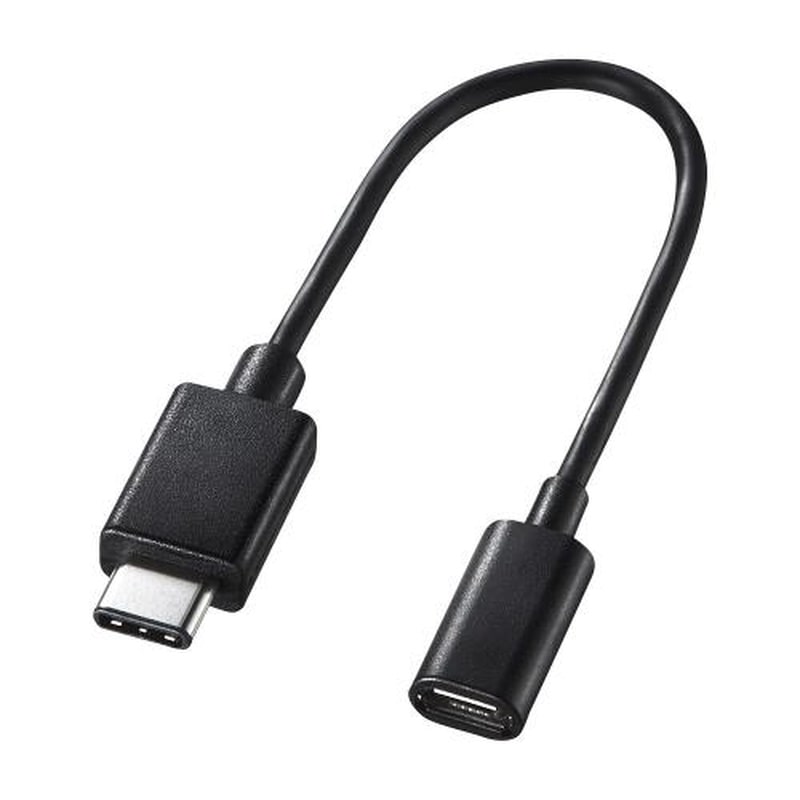 エスコ EA764AC-144 10mmUSB変換アダプタ(microUSBB-C/2.0対応) 1個(ご注文単位1個)【直送品】