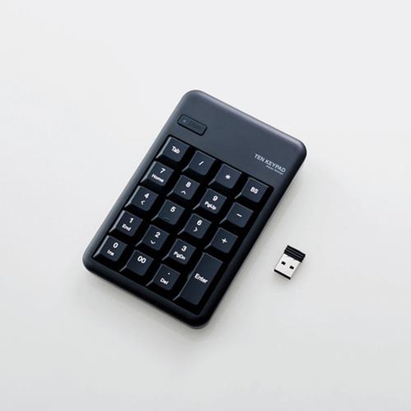 エスコ EA764AB-111A 90x140x26mmワイヤレステンキーボード 1個(ご注文単位1個)【直送品】