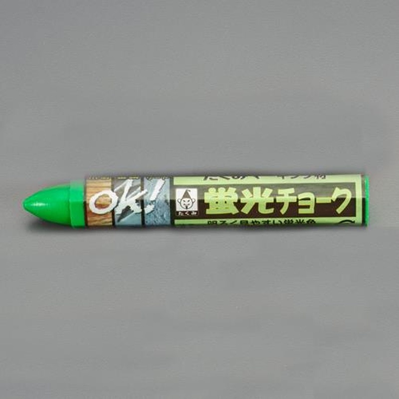 エスコ EA581F-11 蛍光チョーク(油性/グリーン) 1個(ご注文単位1個)【直送品】