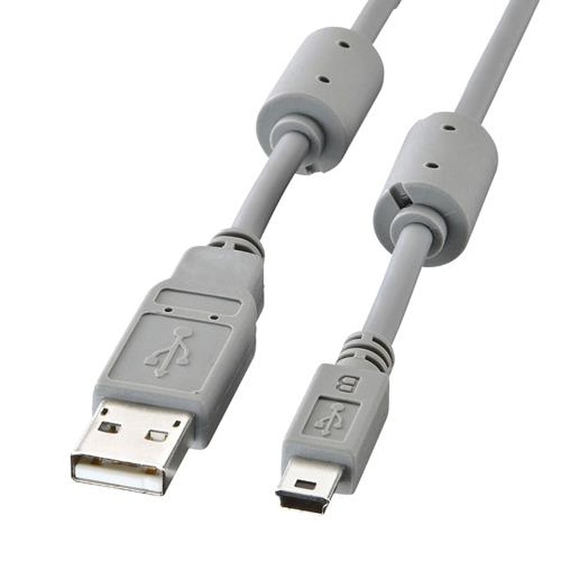 エスコ EA764AJ-175A 3.0mミニUSBケーブル(A-ミニB5pin/2.0対応) 1個(ご注文単位1個)【直送品】