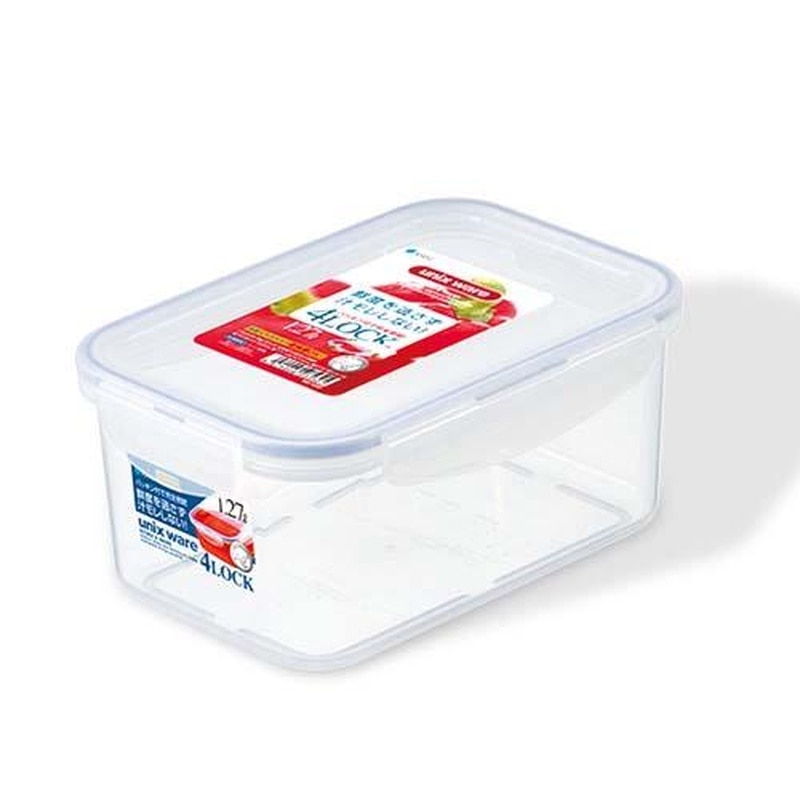 エスコ EA508TL-4B 129x187x85mm/1.27L密閉保存容器 1個(ご注文単位1個)【直送品】