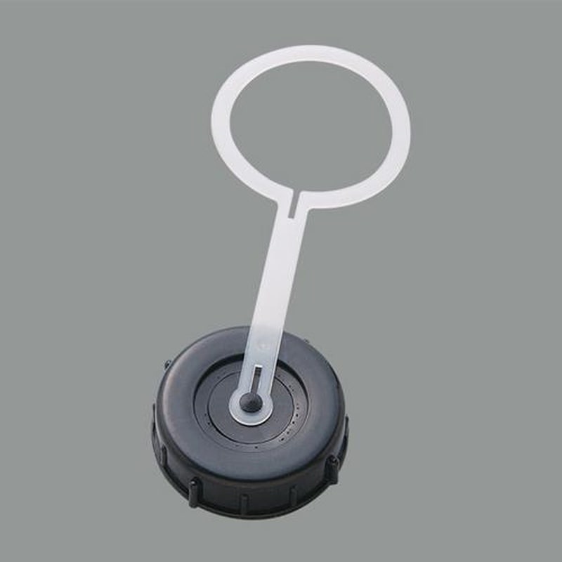 エスコ EA508AT-238 20Lポリタンク用キャップ(平たん側ツル付/ブラック) 1個(ご注文単位1個)【直送品】