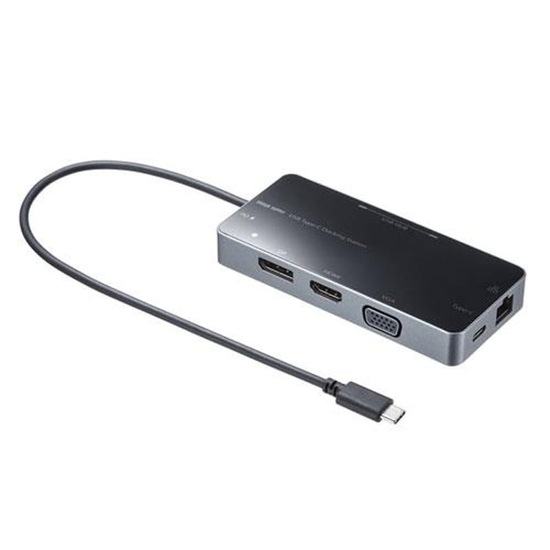 エスコ EA764BY-158 ドッキングステーション(HDMI/VGA/displayPort対応) 1個(ご注文単位1個)【直送品】