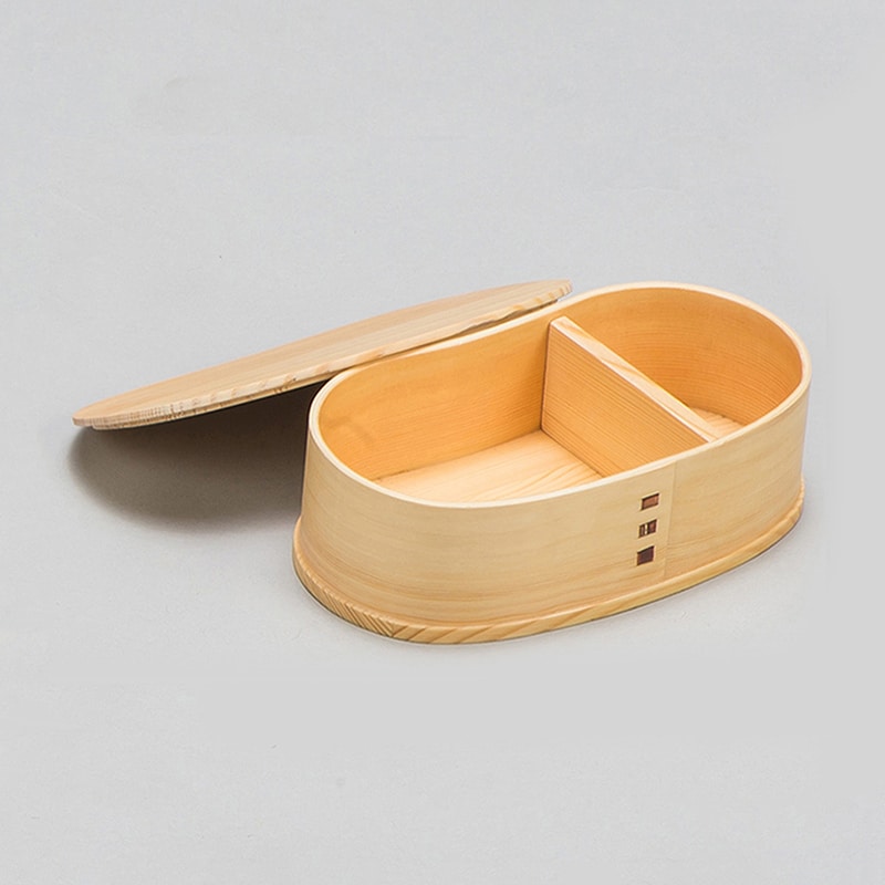 山下工芸 白木豆型一段弁当 中 32274000 1個(ご注文単位1個)【直送品】