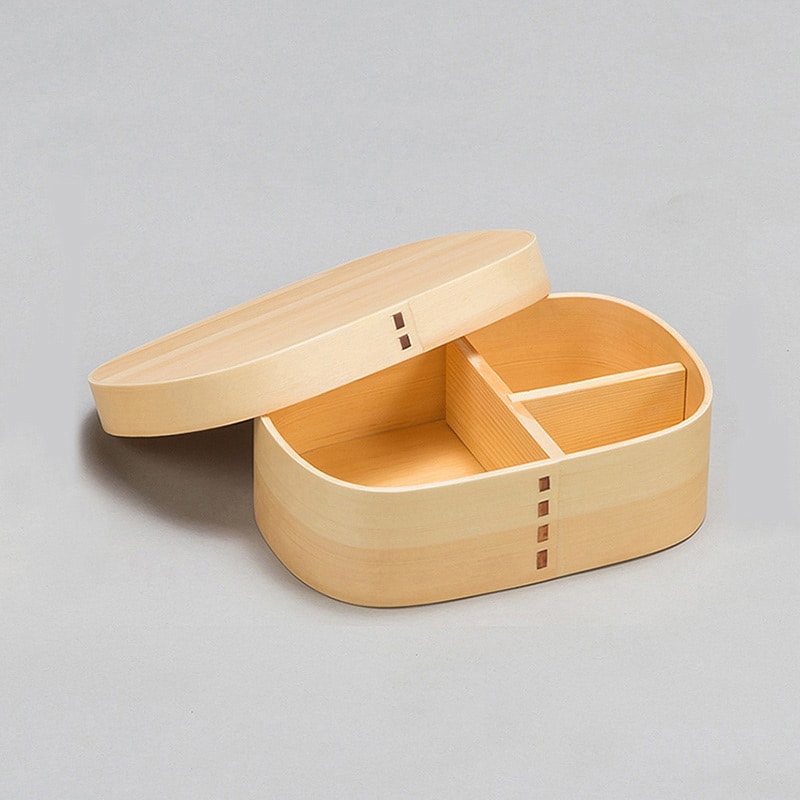 山下工芸 白木胴張一段弁当 32277000 1個(ご注文単位1個)【直送品】
