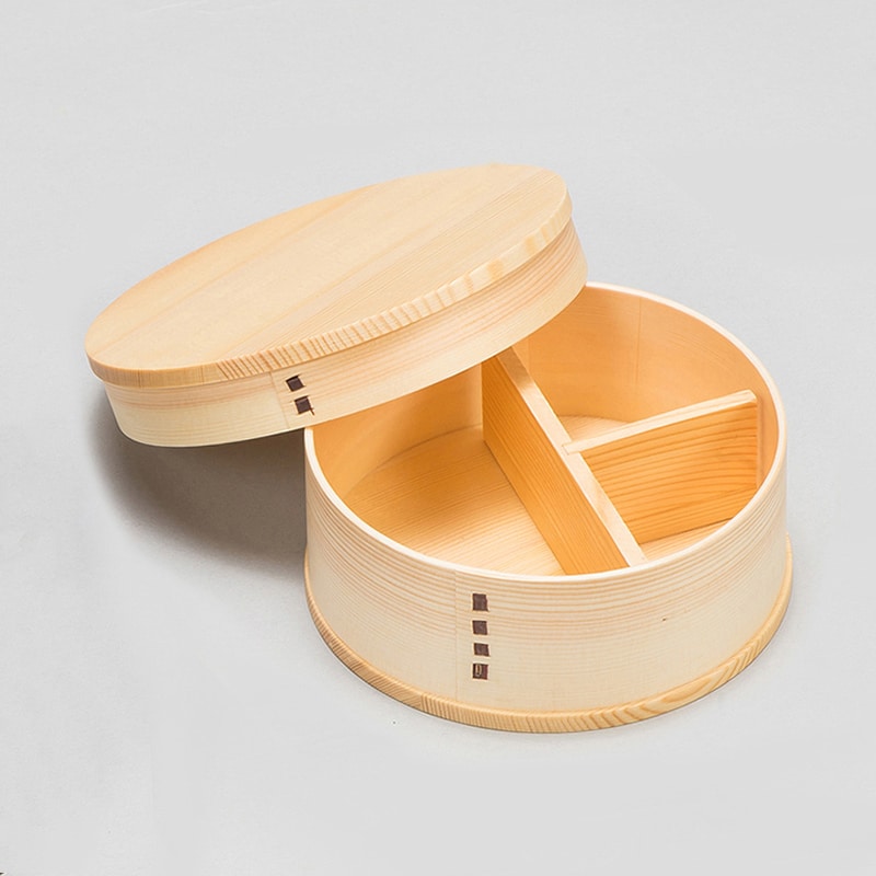 山下工芸 白木丸一段弁当 32283000 1個(ご注文単位1個)【直送品】