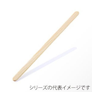 明海 ウッドマドラー 裸 面取有 140mm 2mm厚 1箱（ご注文単位10箱）【直送品】