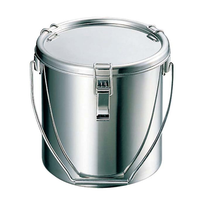 18-8　密閉容器　キャッチクリップ式　吊付 CTB　21cm  1個（ご注文単位1個）【直送品】