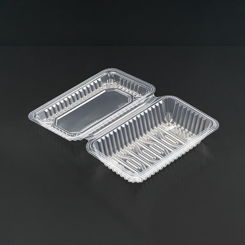 北原産業 食品容器 フードパック(折蓋タイプ) PPA-50 中深 100枚/袋