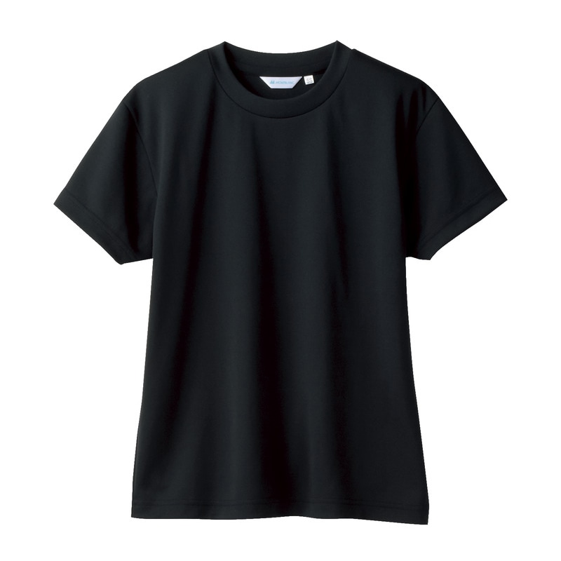 住商モンブラン(株) 2-512_LL Tシャツ 男女兼用半袖 LL 黒 1枚(ご注文単位1枚)【直送品】