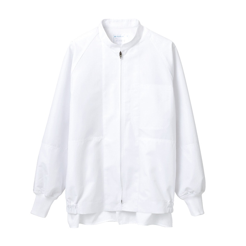 住商モンブラン(株) RP8521-2_5L ジャンパー 男女兼用長袖　5L 白 1枚（ご注文単位1枚）【直送品】