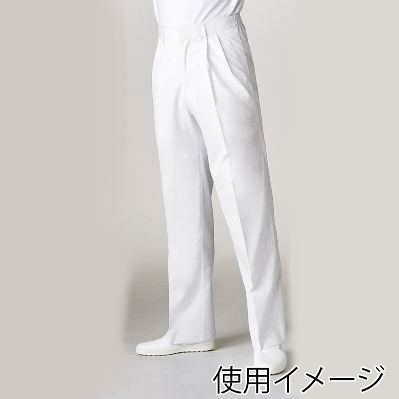 住商モンブラン(株) 7-669_L パンツ メンズ　L 白 1枚（ご注文単位1枚）【直送品】