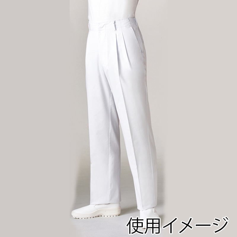 住商モンブラン(株) 7-715_76 スラックス メンズ　76 白 1枚（ご注文単位1枚）【直送品】