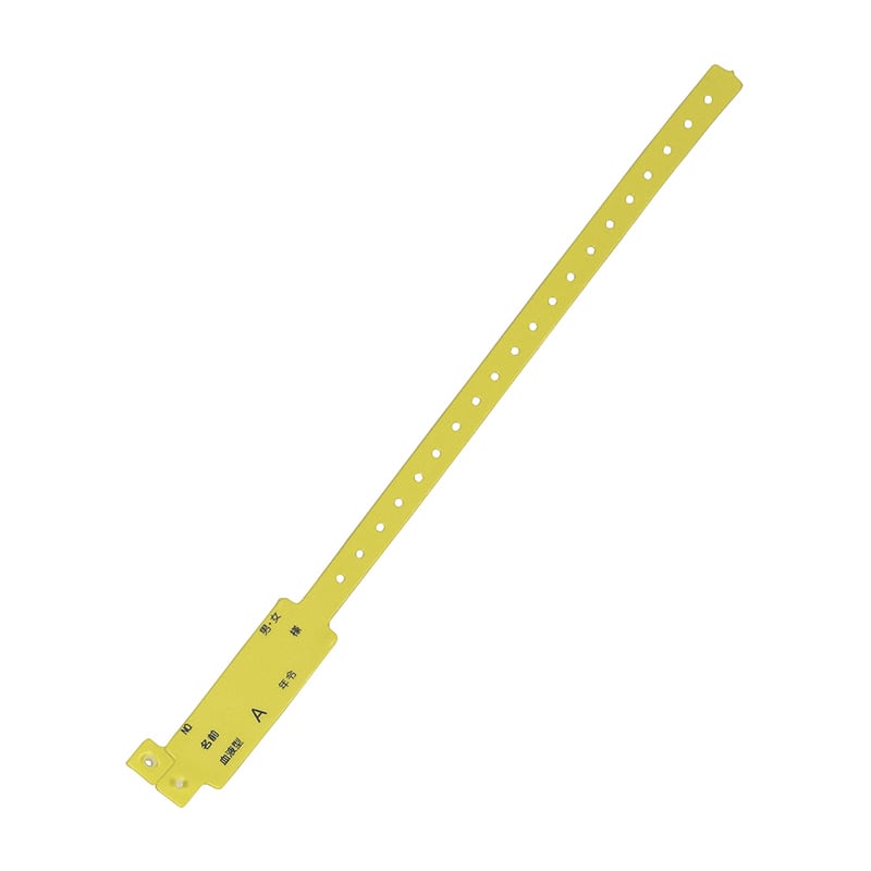 MRC患者識別バンド 血液型印刷入 L 120枚入 28×350mm 黄 A型 1個(ご注文単位1個)【直送品】