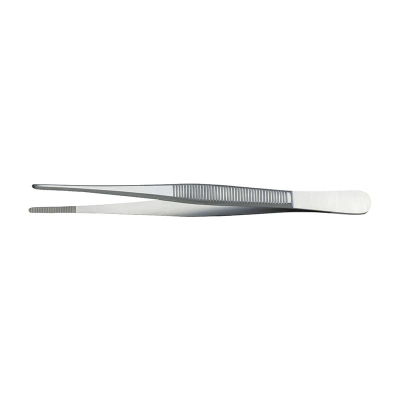 ピンセット　併式　細筋　無鈎　180mm   1個（ご注文単位1個）【直送品】