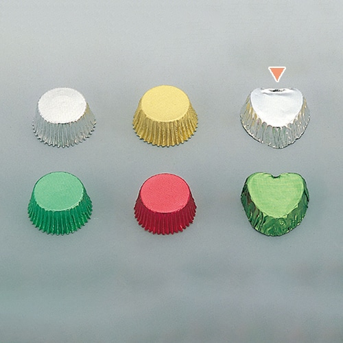 チョコカップ 9013 ハート 銀 528000050 2000枚/束(ご注文単位1束)【直送品】