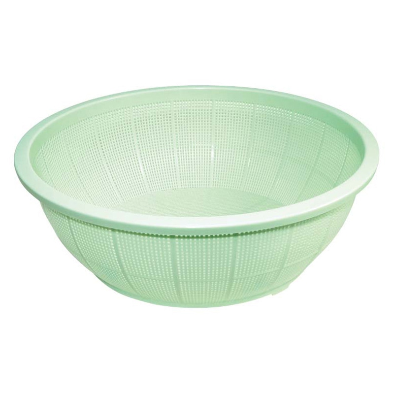 竹越工業 イケダ DX丸 ザル(グリーン)#650 1個(ご注文単位1個)【直送品】