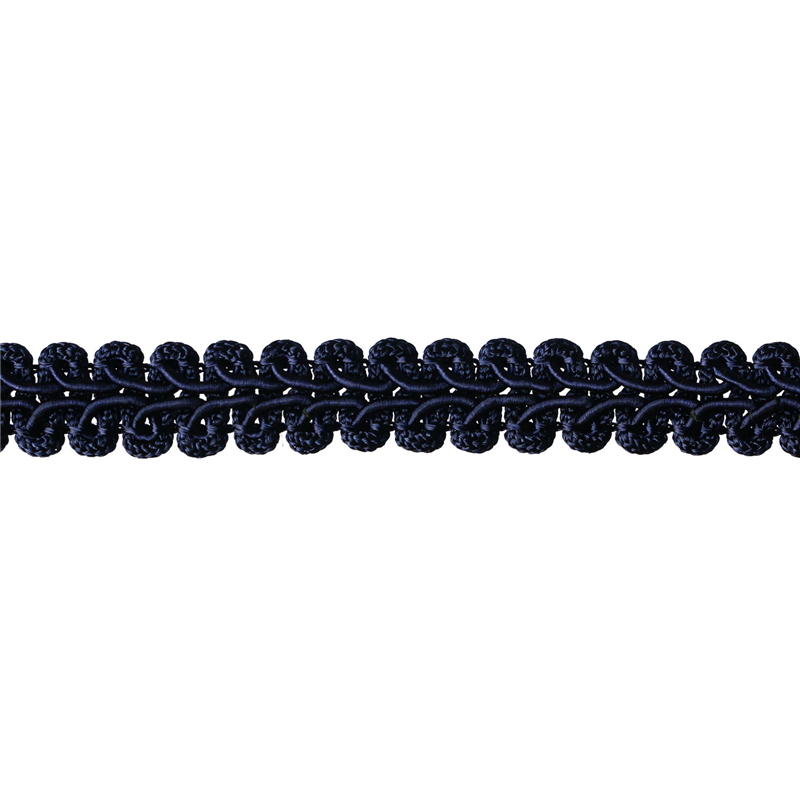 一井商店 アンティーク調ブレード 紺 幅15mm 30m巻 BR2500-58 1巻（ご注文単位1巻）【直送品】