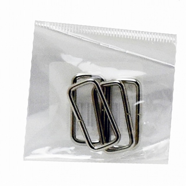 紺屋商事 四角カン シルバー 4個入 00550017 1パック（ご注文単位1パック）【直送品】