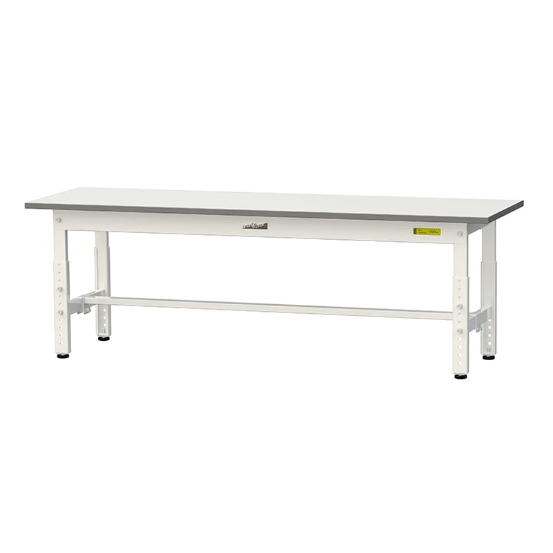 山金工業 ワークテーブル150 高さ調整タイプ 低床用 H400~575mm 基本形 1500×450 1台(ご注文単位1台)【直送品】