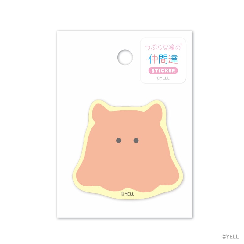 エール つぶらな瞳のステッカー めんだこ#1 ML0015-A 1個（ご注文単位6個）【直送品】