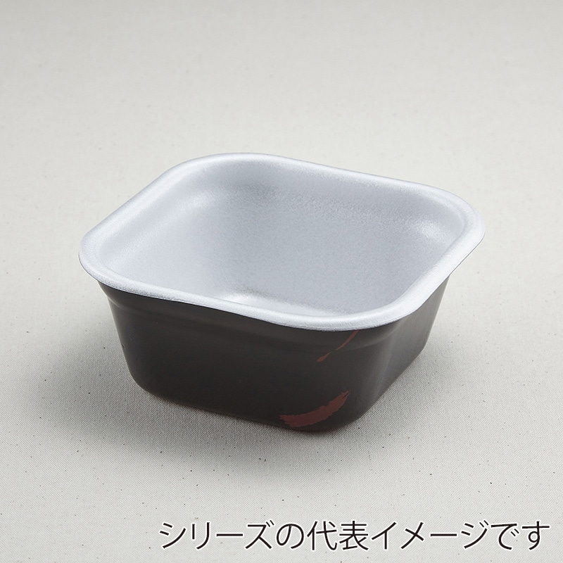 青葉紙業 丼容器 どん重 本体 大盛 うるし 220303 50個/袋（ご注文単位16袋）【直送品】