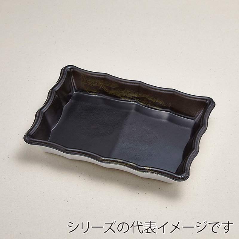 青葉紙業 刺身容器 なみざら 60 まつ 230729 50枚/袋（ご注文単位9袋）【直送品】
