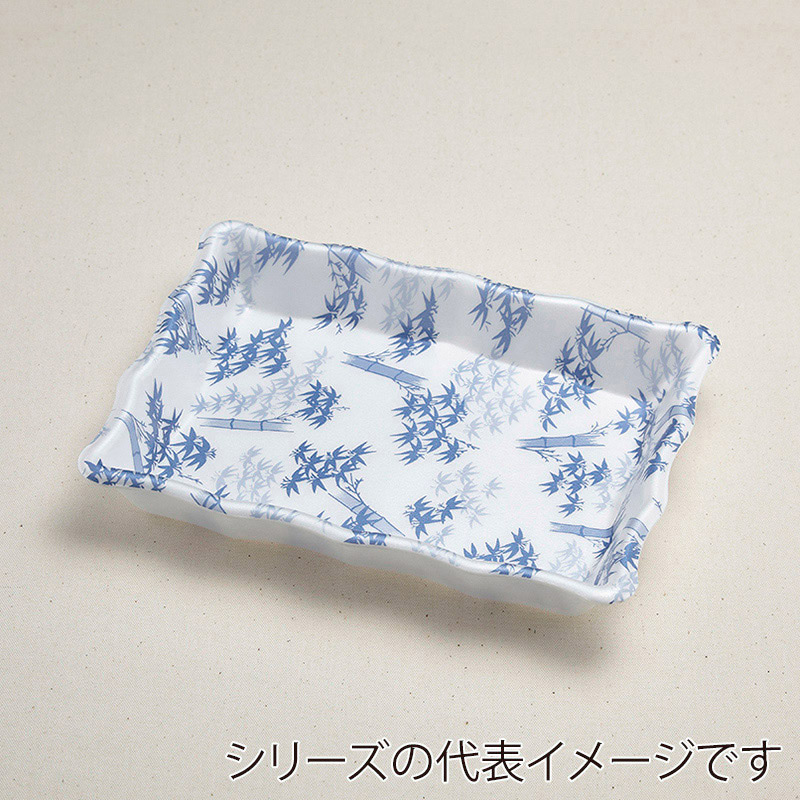 青葉紙業 刺身容器 なみざら 40 たけ 230912 100枚/袋（ご注文単位9袋）【直送品】