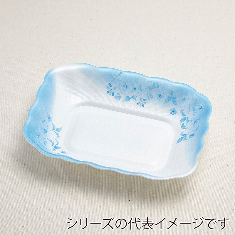 青葉紙業 刺身容器 ふかざら 大 かずら 232055 100枚/袋（ご注文単位6袋）【直送品】