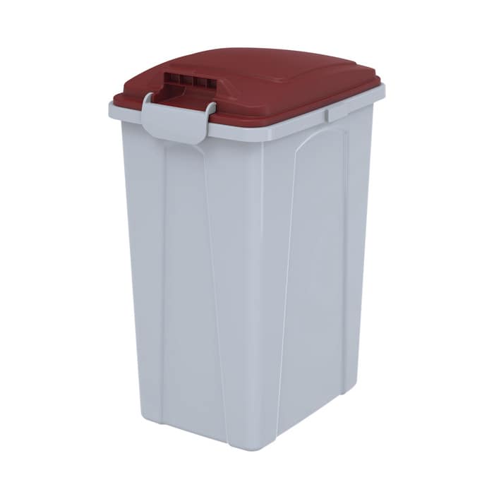 サンコー エコン連結ハンドペール フタセット 45L レッド 808450-01 1個（ご注文単位5個）【直送品】