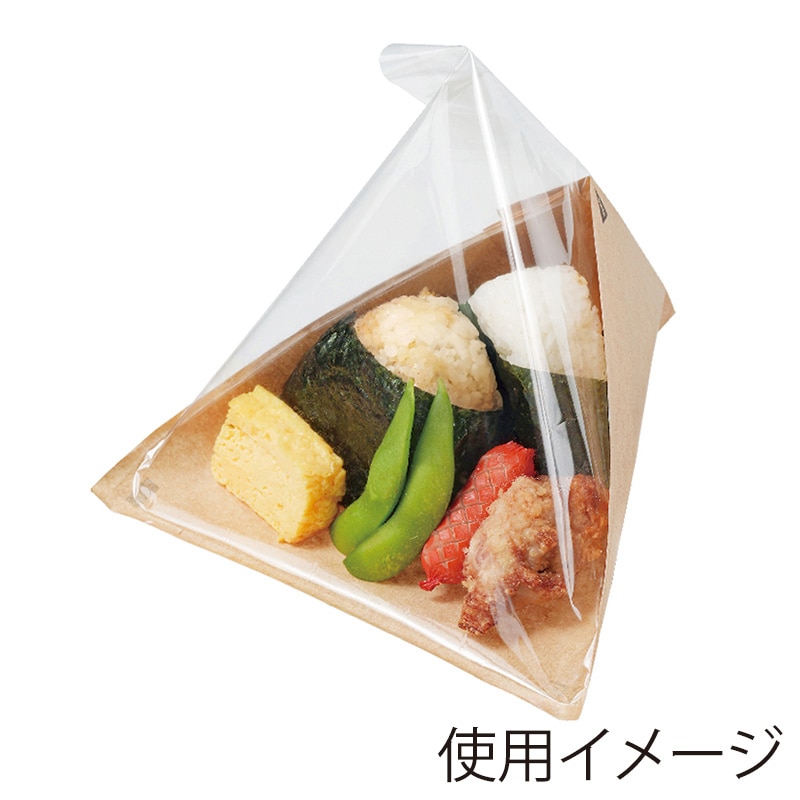 武蔵野産業 テイクアウト袋　テトラプレート 大  50枚/袋（ご注文単位60袋）【直送品】