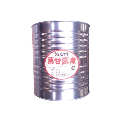 堀永殖産 渋皮付栗甘露煮 S 1号缶 23466 1個※軽(ご注文単位1個)【直送品】