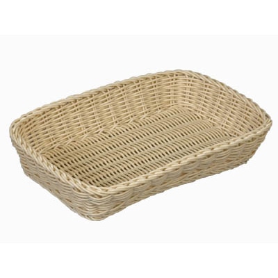 cotta 樹脂バスケット 角長・30号 8136 白 1個(ご注文単位1個)【直送品】