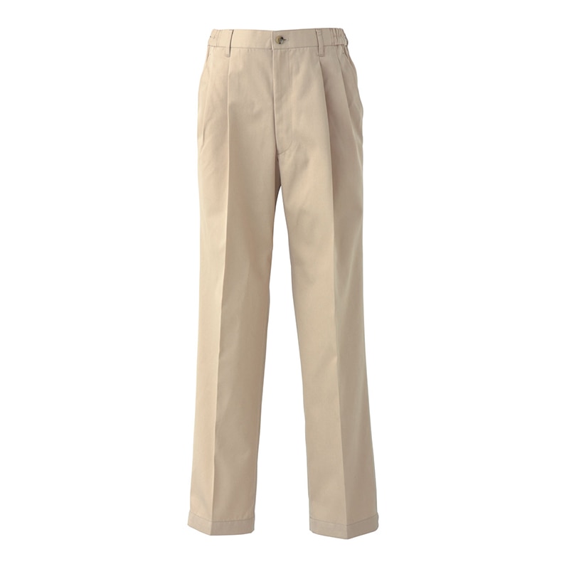 セブンユニフォーム チノパンツ　男女兼用　脇ゴム SS　ベージュ UL7709-6　1枚（ご注文単位1枚）【直送品】